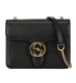 Small Interlocking G, &pound;550, Handbags, Black, Leather, Front view